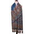 Warme Schal Blumenmuster Mode Pashmina